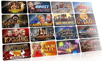 Variedad de juegos de Circus Casino